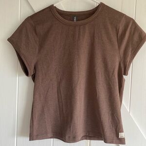 Vuori Brown Short Sleeve Tee